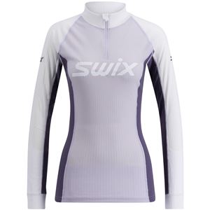 Swix RaceX dámské funkční triko se zipem dusty purple/light purple L