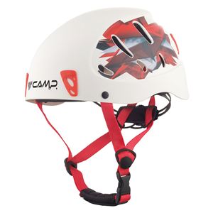 Camp Armour horolezecká helma white/red 50-57cm