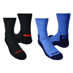 Vavrys Trek CoolMax 2-pack ponožky modrá+černá 34-36