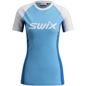 Swix RaceX dámské funkční triko krátký rukáv aquarius/bright white XS