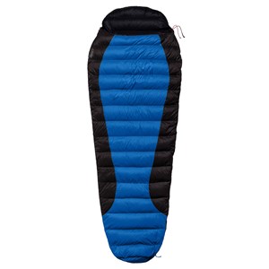 Warmpeace Viking 300 195 cm péřový spací pytel blue/grey/black Levý zip