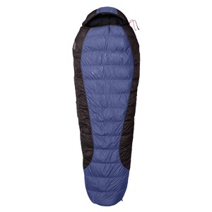 Warmpeace Viking 600 195 cm péřový spací pytel blue/grey/black Levý zip