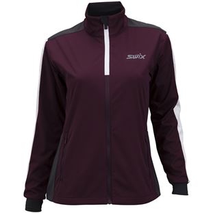Swix Cross W bunda; dark aubergine