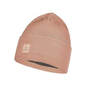 Buff Crossknit Beanie pletená čepice Solid pale pink  