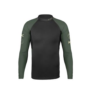 Hiko Symbio e.L/S Top, shaded olive, vel. M