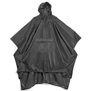 Pončo Lifeventure Poncho; barva: Black