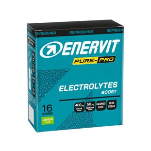 Enervit Electrolytes Boost - krabička 16x 4 g - citron