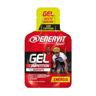 ENERVIT Gel + kofein, sáček, 25 ml citrus