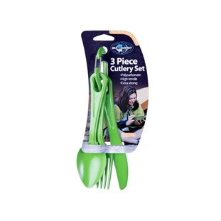 SEA TO SUMMIT polycarbonate cutlery set zelený