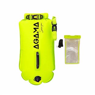 Levně Plavecká bójka a suchý vak Agama SWIM PRO 28 L + pouzdro na mobil