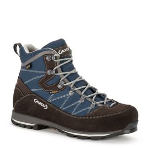 AKU Trekker Lite III Wide GTX - treková obuv černo/sv. modrá 39,5 EU