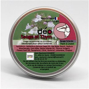 Boma BOM Šalvěj a Tymián deodorant 26 g