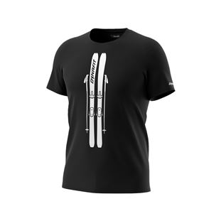 Dynafit Graphic CO M S/S Tee, Blackout SKIS, vel.XXL