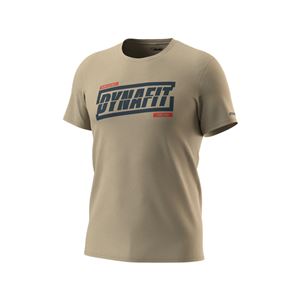 Dynafit Graphic CO M S/S Tee pánské triko rock khaki Tabloid M