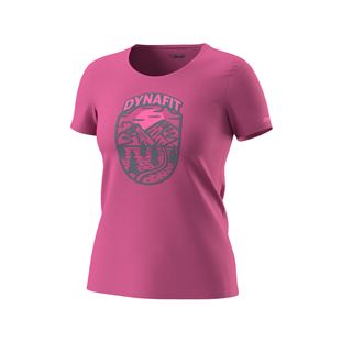 Dynafit Graphic CO W S/S Tee; barva:Magenta/Horizon; vel. L