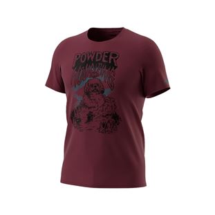 dynafit 24/7 Artist Series Cotton T-Shirt Men Burgundy, vel.L