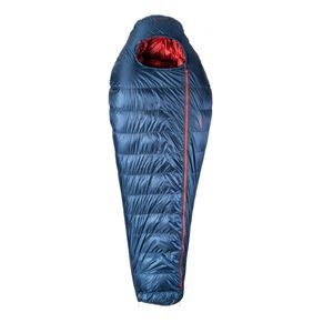 Patizon Dpro 890 L péřový spací pytel Navy/Red Levý zip