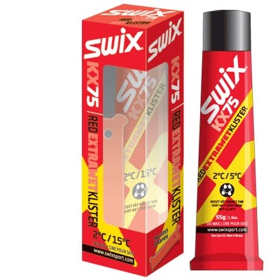 SWIX KX75 EXTRA WET - červený klistr