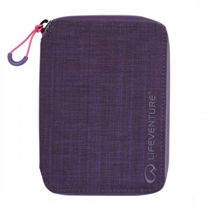 Lifeventure RFiD Mini Travel Wallet peněženka purple  