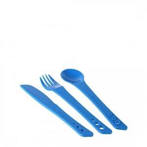 Lifeventure Ellipse Knife, Fork, Spoon příborový set blue  