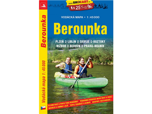 Berounka/vodácká mapa 1:45T
