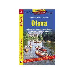 Levně Shocart vodácká mapa Otava