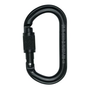 Petzl OK SCREW-LOCK Black karabina