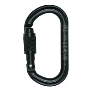 Petzl Ok Screw-Lock black karabina M33SLN