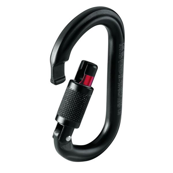 Petzl OK SCREW-LOCK Black karabina