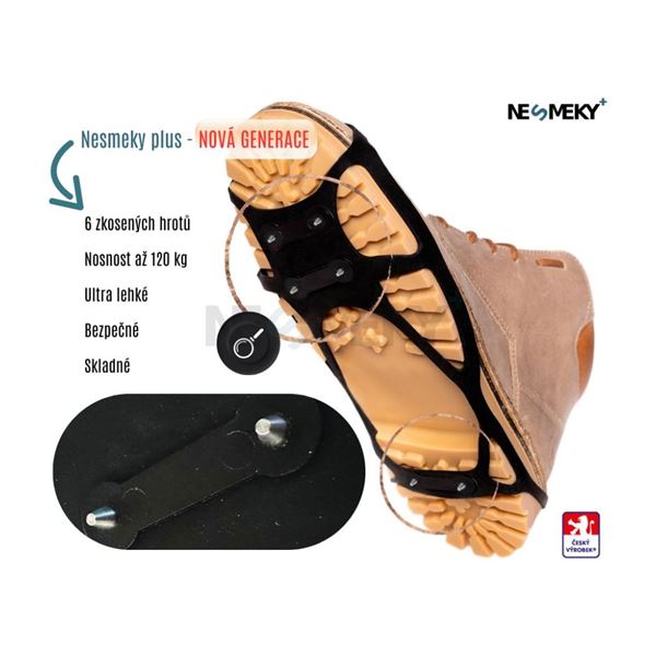 Nesmeky PLUS  - protiskluzové návleky na obuv