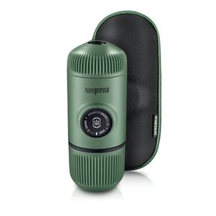 Wacaco Nanopresso Moss Green + pevný obal Cestovní kávovar