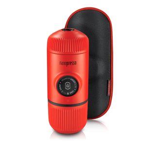 Wacaco Nanopresso Lava Red + pevný obal Kávovar