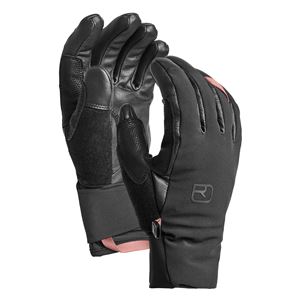 Ortovox Merino Mountain Glove kožené rukavice Black Raven L