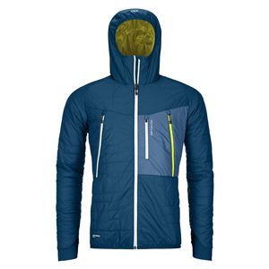 Ortovox Swisswool Piz Boé Jacket pánská bunda Petrol Blue M