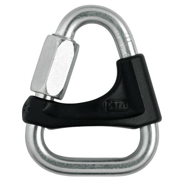 Petzl Maillon Delta N 8 šroubovací s dělící příčkou