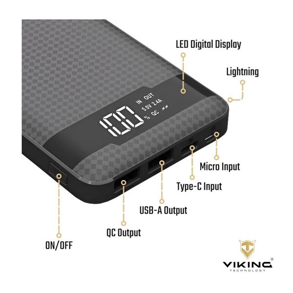Viking PN-961PD 10000mAh powerbanka