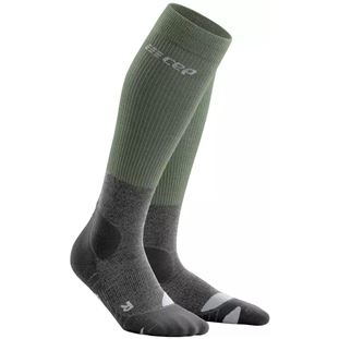 CEP Outdoorové podkolenky MERINO pánské, vel.:IV, barva: green/grey