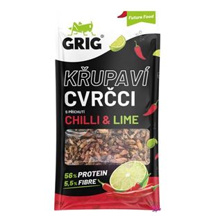 Grig Křupaví cvrčci 13g, Chilli and Lime