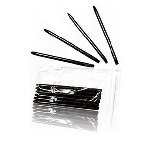 Kofixové svíčky - sada 10 ks černá  