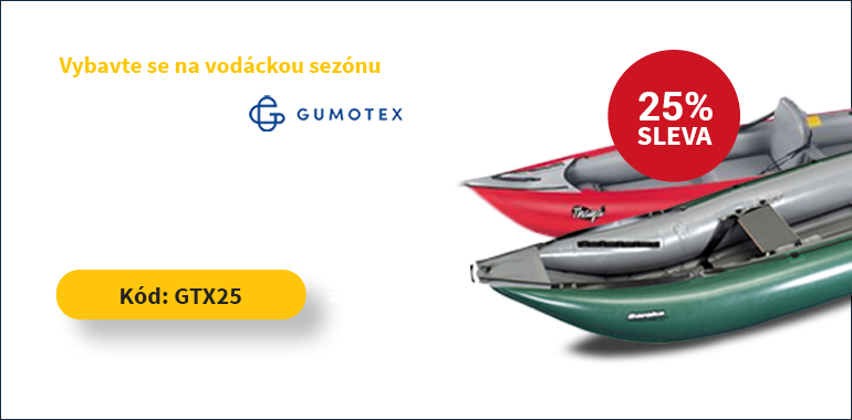 Sleva 25% na produkty české firmy Gumotex